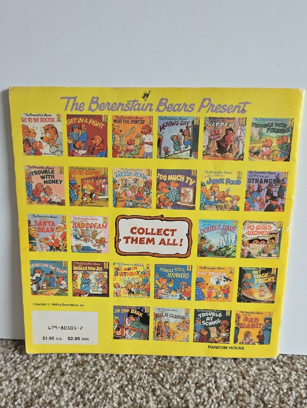 The Berenstain Bears Get the Gimmies - Children's Book From 1988